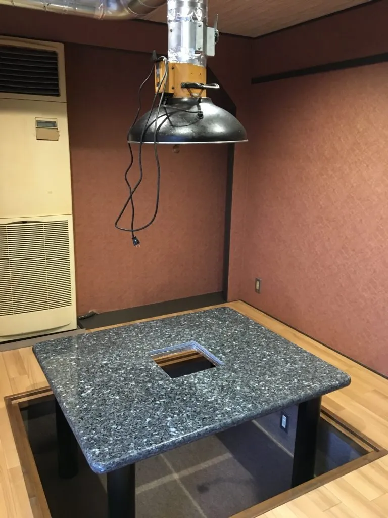 ダクト上引き・下引き無煙ロースター①